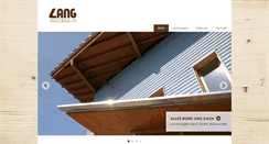 Desktop Screenshot of lang-holzbau.de